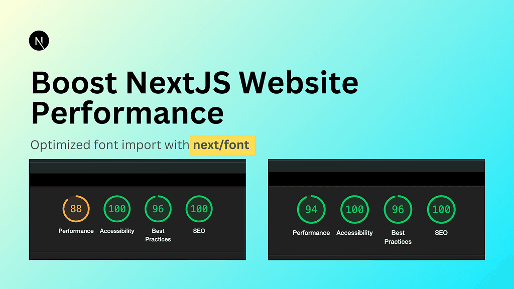 Boost Website Performance with next/font: A Before & After Comparison